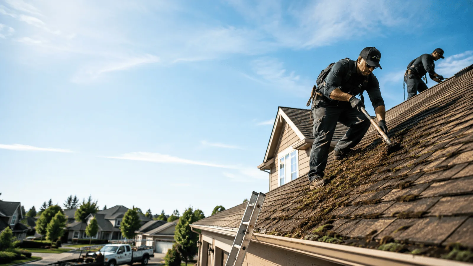 Roof Moss Removal in Mount Morris, MI near me